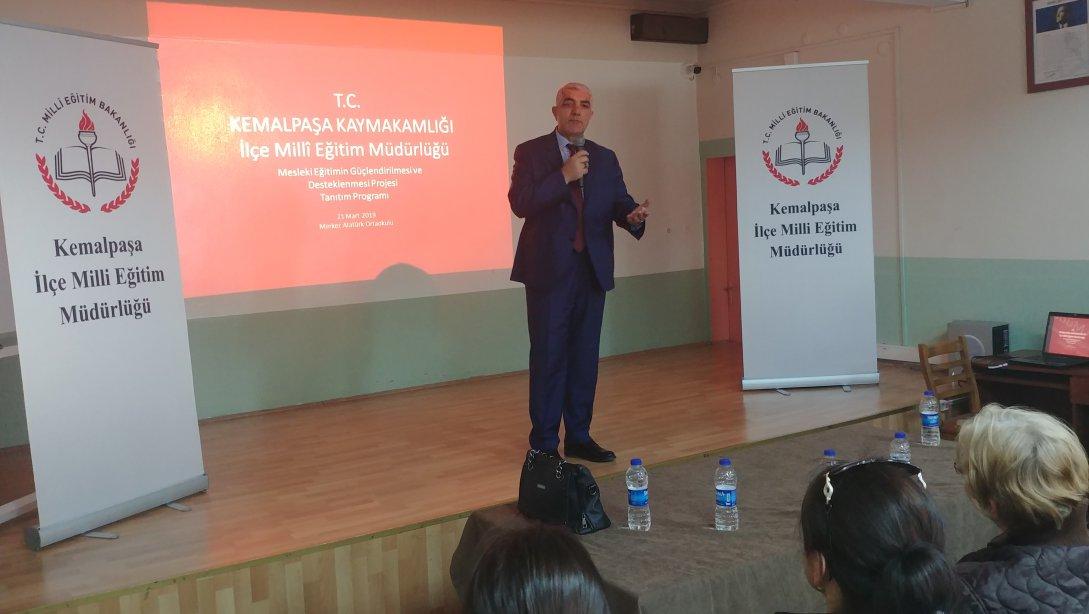 Mesleki Eğitimin Tanıtımı, Merkez Atatürk Ortaokulunda Gerçekleştirildi