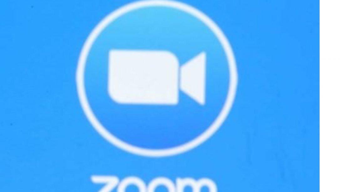 Zoom video konferans sistemi.