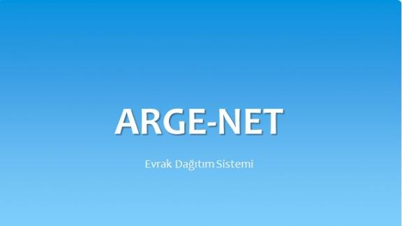  Arge-Net Evrak Dağıtım Sistemi