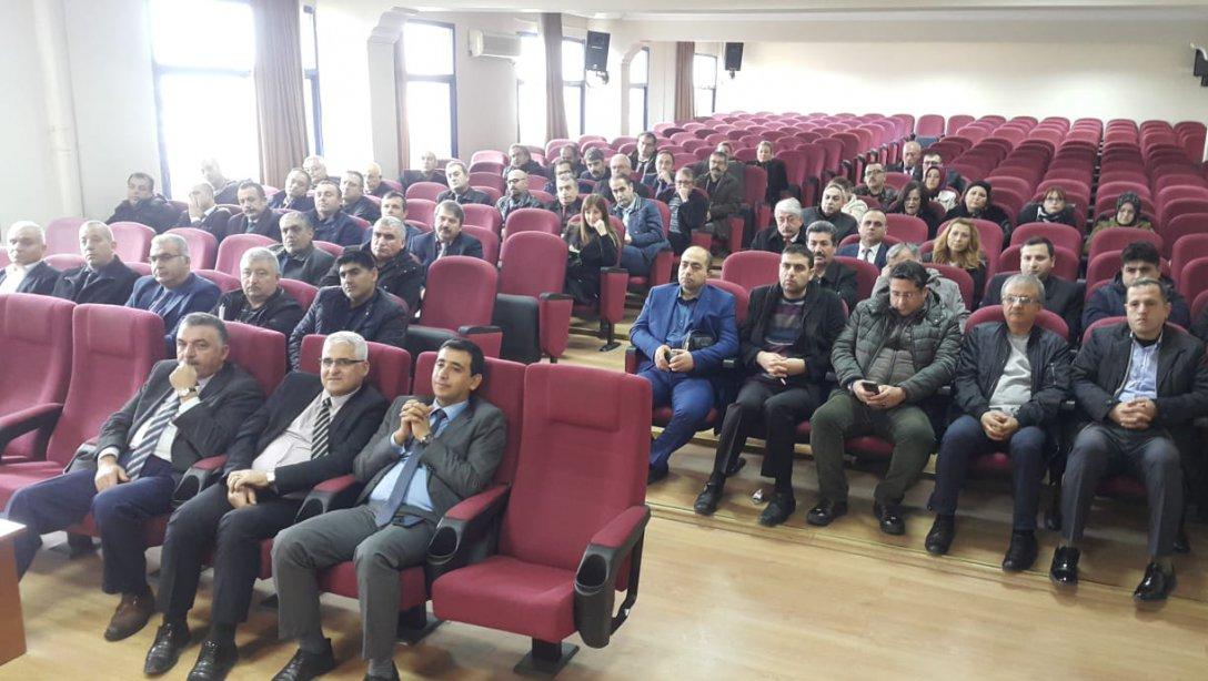 Kemalpaşa İlçe Milli Eğitim Müdürlüğü 2018-2019 Eğitim Öğretim Yılı 2. Dönem Toplantısı Yapıldı.