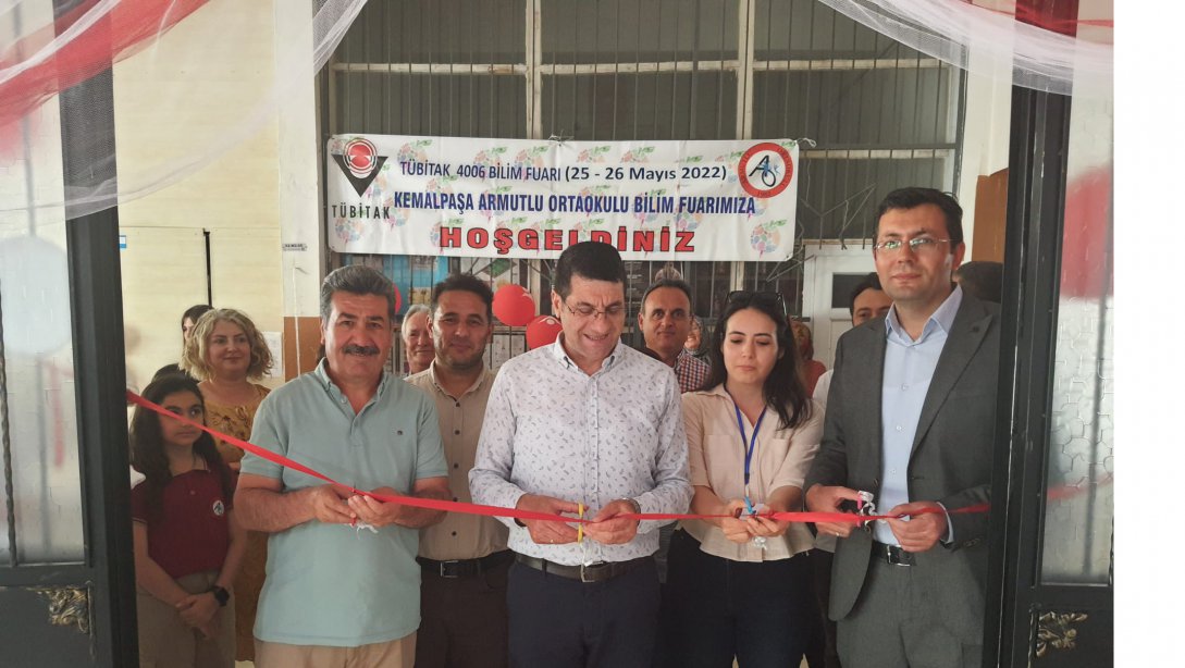 Armutlu Ortaokulu Tübitak 4006 Bilim Fuarı Açılışı Gerçekleştirildi
