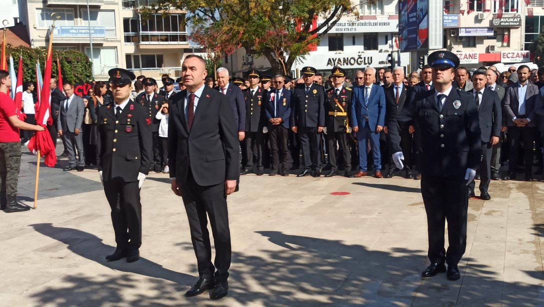 29 Ekim Cumhuriyet Bayramı Çelenk Sunma Töreni Gerçekleştirildi